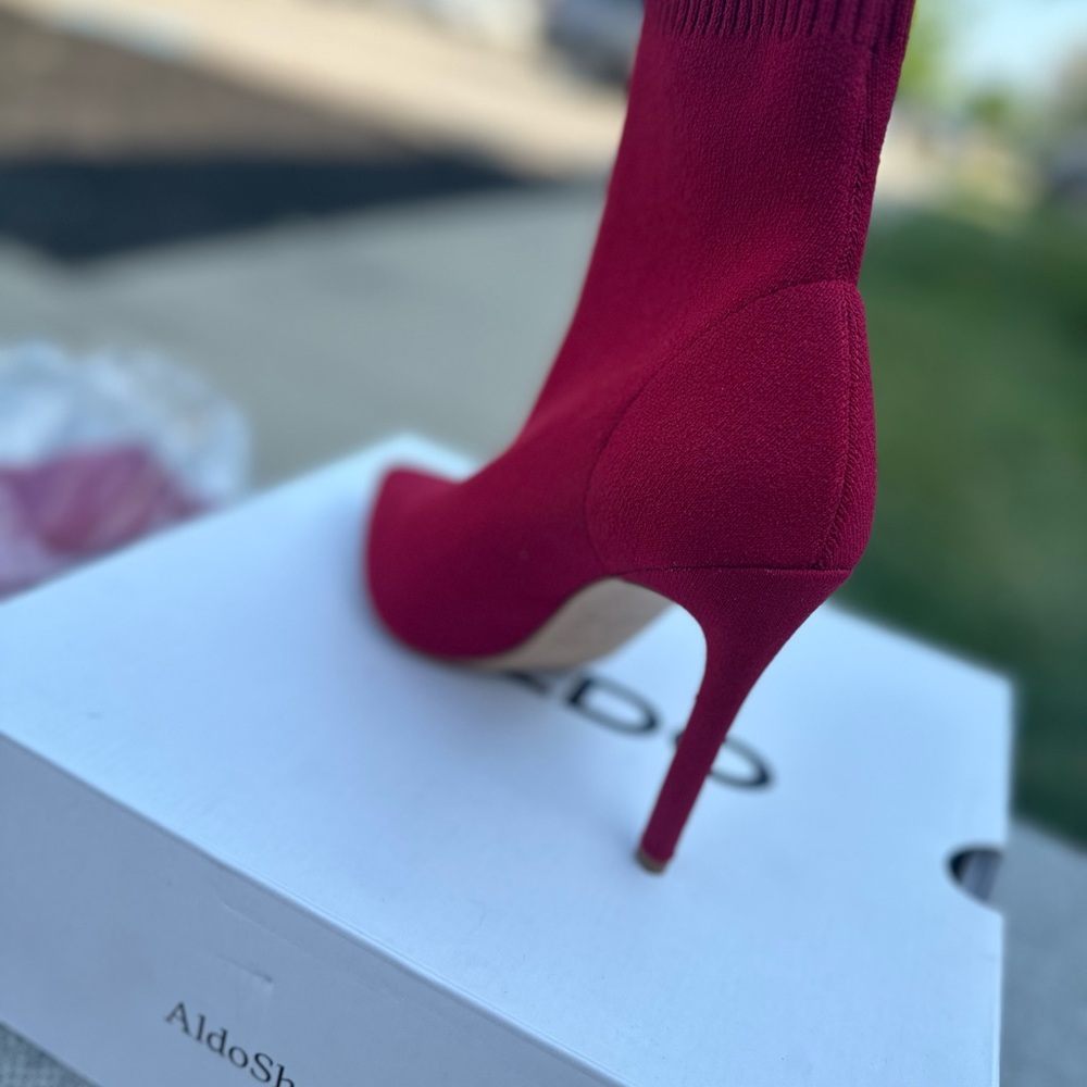 ALDO | Raspberry Sock Bootie - Picture 5 of 7